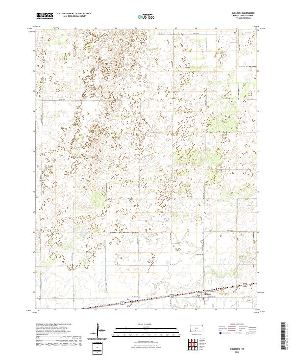 US Topo 7.5-minute map for Cullison KS