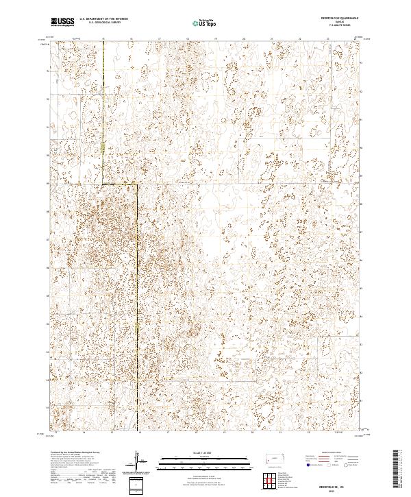 US Topo 7.5-minute map for Deerfield SE KS