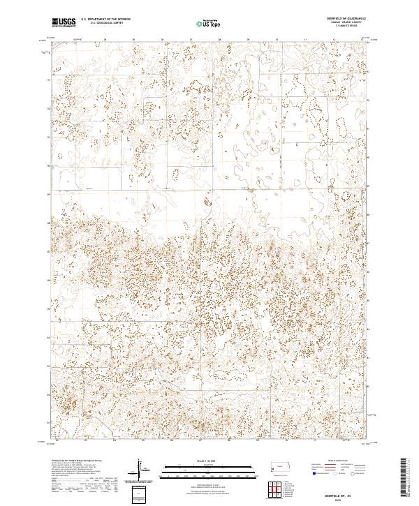 US Topo 7.5-minute map for Deerfield SW KS