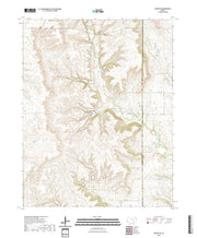 US Topo 7.5-minute map for Dexter NE KS