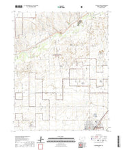 US Topo 7.5-minute map for Elkhart North KS