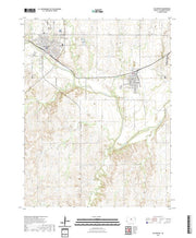 US Topo 7.5-minute map for Ellsworth KS