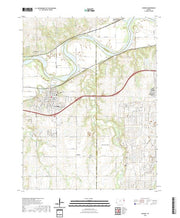 US Topo 7.5-minute map for Eudora KS