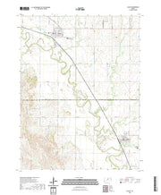 US Topo 7.5-minute map for Glasco KS