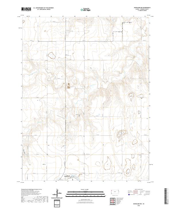 US Topo 7.5-minute map for Goodland NW KS