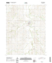 US Topo 7.5-minute map for Gypsum KS