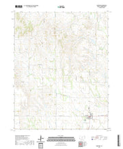 US Topo 7.5-minute map for Hardtner KS