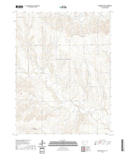 US Topo 7.5-minute map for Harris Draw East KS