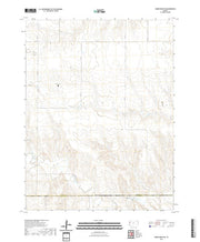 US Topo 7.5-minute map for Harris Draw NE KS