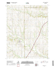 US Topo 7.5-minute map for Harveyville KS