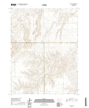 US Topo 7.5-minute map for Healy NW KS