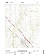 US Topo 7.5-minute map for Hesston KS