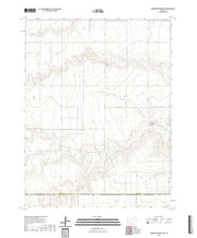 US Topo 7.5-minute map for Horsethief Draw NW KS