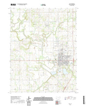 US Topo 7.5-minute map for Iola KS