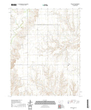 US Topo 7.5-minute map for Irish Flats NE KS