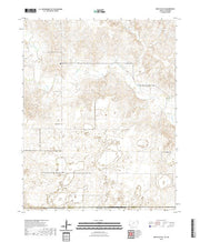 US Topo 7.5-minute map for Irish Flats SE KSOK