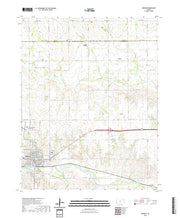 US Topo 7.5-minute map for Kingman KS