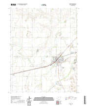 US Topo 7.5-minute map for Kinsley KS