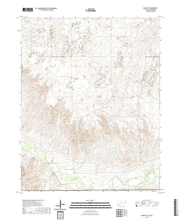 US Topo 7.5-minute map for Kismet SE KSOK