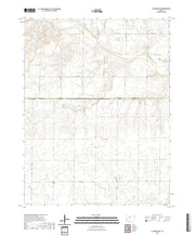 US Topo 7.5-minute map for La Crosse NW KS