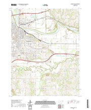 US Topo 7.5-minute map for Lawrence East KS