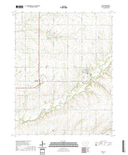 US Topo 7.5-minute map for Leon KS