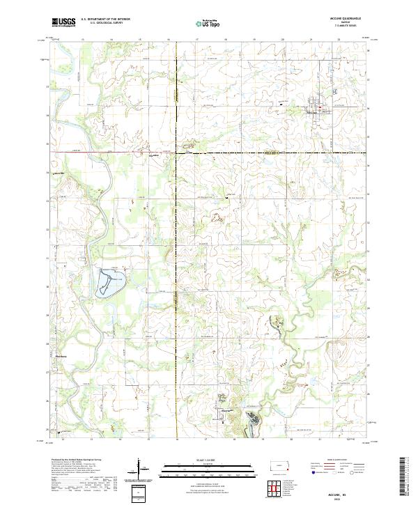 US Topo 7.5-minute map for McCune KS