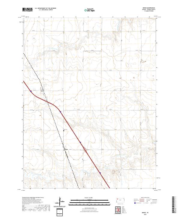 US Topo 7.5-minute map for Mingo KS