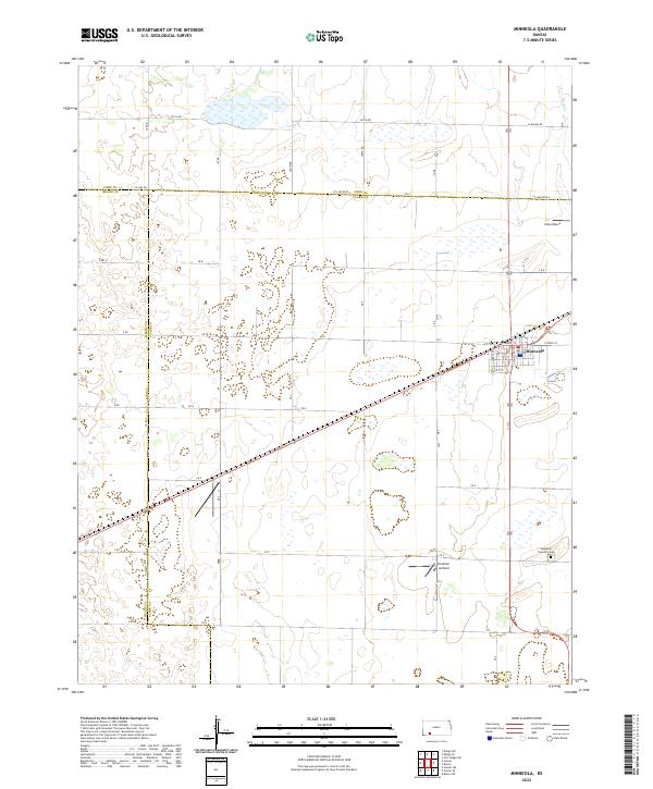 US Topo 7.5-minute map for Minneola KS