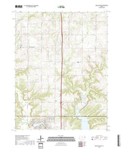 US Topo 7.5-minute map for New Lancaster KS