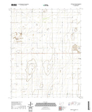 US Topo 7.5-minute map for North of Satanta KS