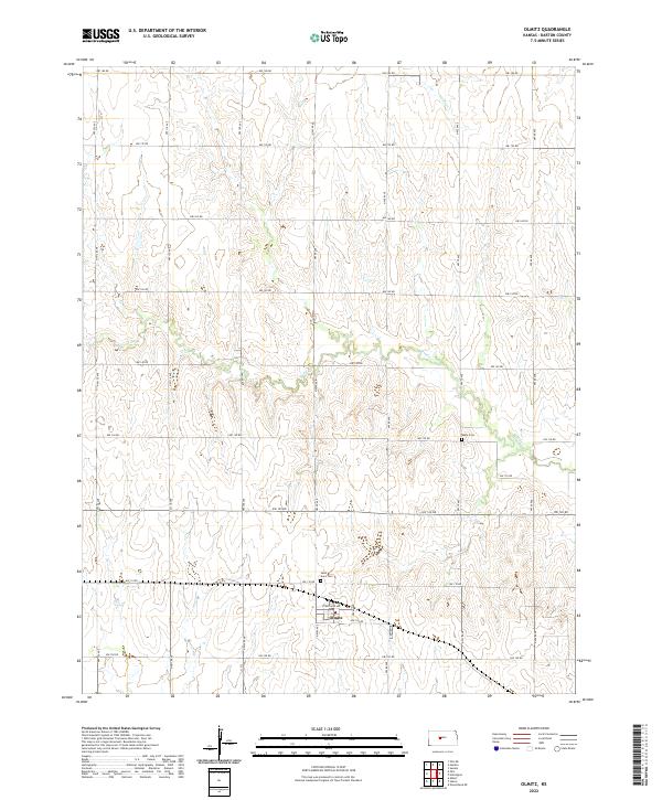 US Topo 7.5-minute map for Olmitz KS