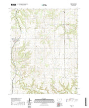 US Topo 7.5-minute map for Parker KS