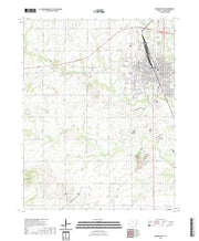 US Topo 7.5-minute map for Parsons West KS