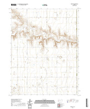 US Topo 7.5-minute map for Pence SW KS