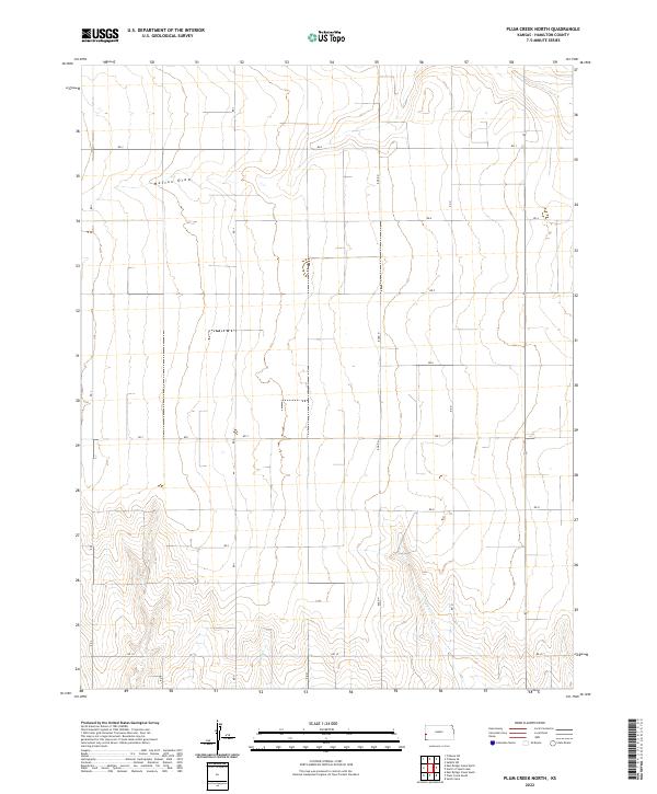 US Topo 7.5-minute map for Plum Creek North KS