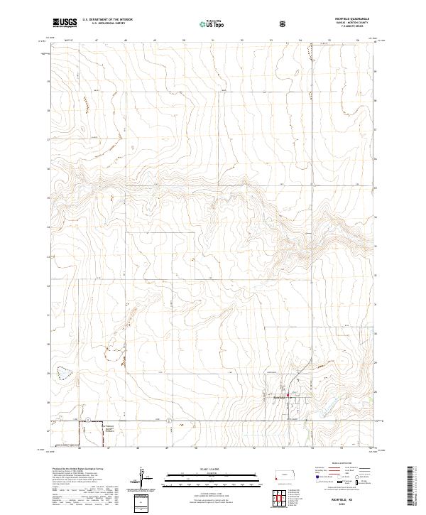 US Topo 7.5-minute map for Richfield KS