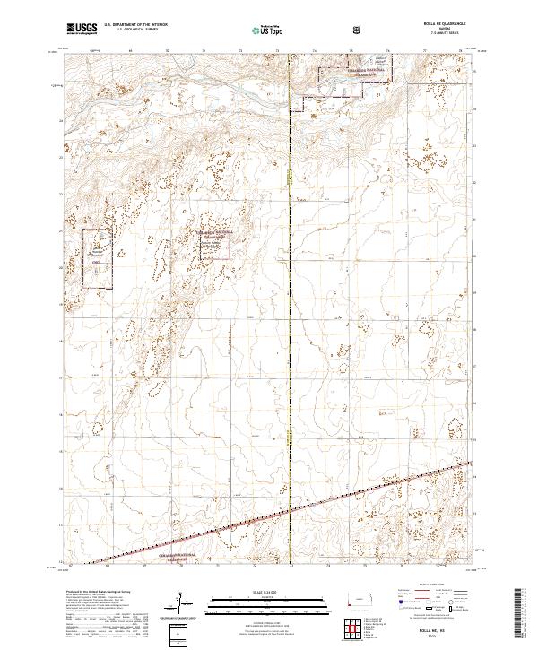 US Topo 7.5-minute map for Rolla NE KS