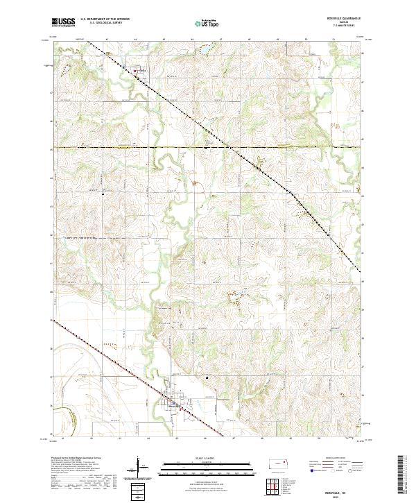 US Topo 7.5-minute map for Rossville KS