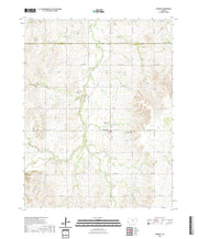 US Topo 7.5-minute map for Roxbury KS