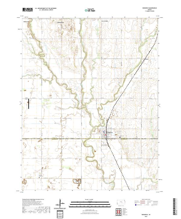 US Topo 7.5-minute map for Sedgwick KS