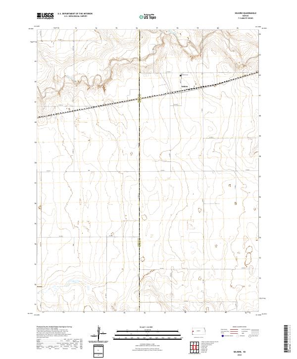 US Topo 7.5-minute map for Selkirk KS