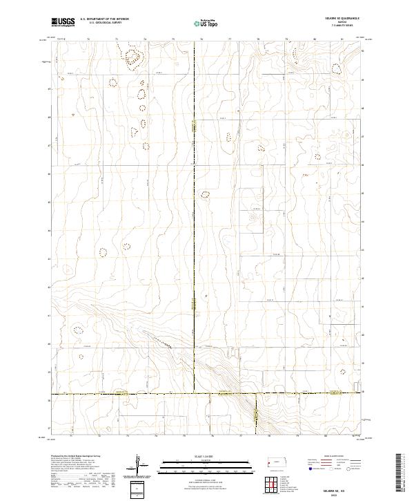 US Topo 7.5-minute map for Selkirk SE KS