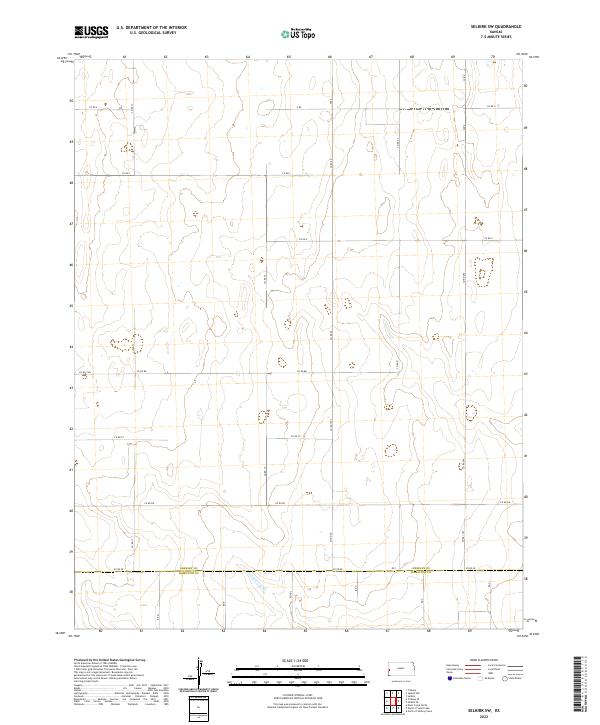 US Topo 7.5-minute map for Selkirk SW KS