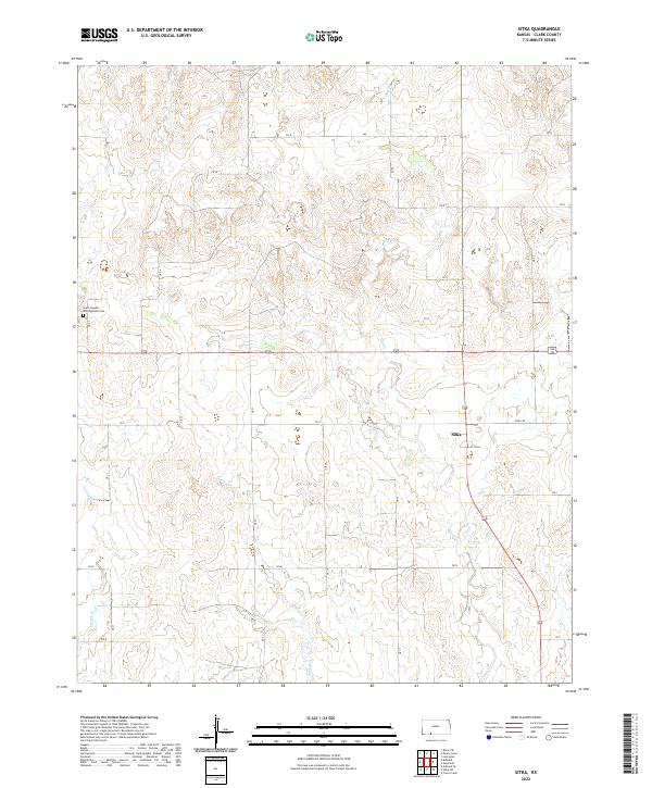 US Topo 7.5-minute map for Sitka KS