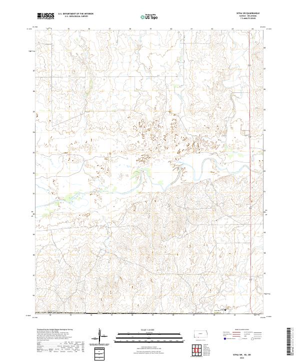 US Topo 7.5-minute map for Sitka SW KSOK