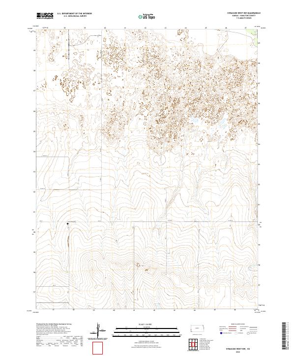 US Topo 7.5-minute map for Syracuse West NW KS