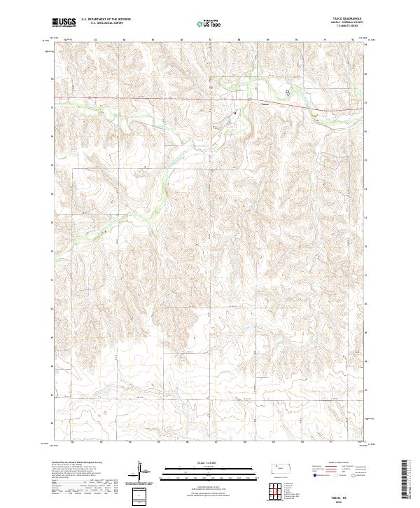 US Topo 7.5-minute map for Tasco KS