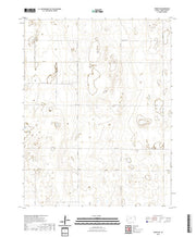 US Topo 7.5-minute map for Tennis NE KS