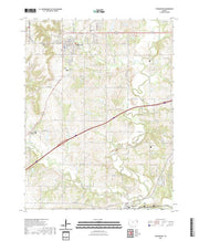 US Topo 7.5-minute map for Tonganoxie KS